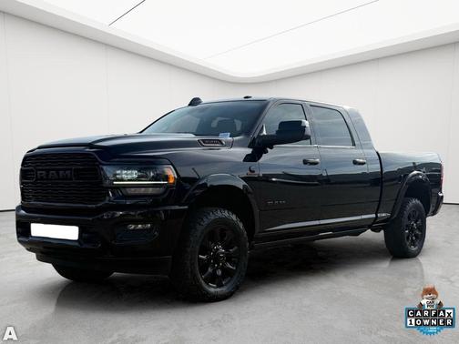 Diamond Black Crystal Pearlcoat 2021 RAM 3500 Limited Mega Cab 4x4 6'4' Box