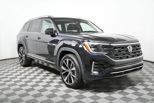 Deep Black Pearl Effect 2025 Volkswagen Atlas 2.0T SEL Premium R-Line