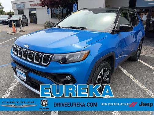 Hydro Blue Pearlcoat 2024 Jeep Compass Limited