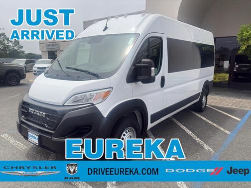 Bright White Clearcoat 2026 RAM ProMaster 3500 Window Van High Roof