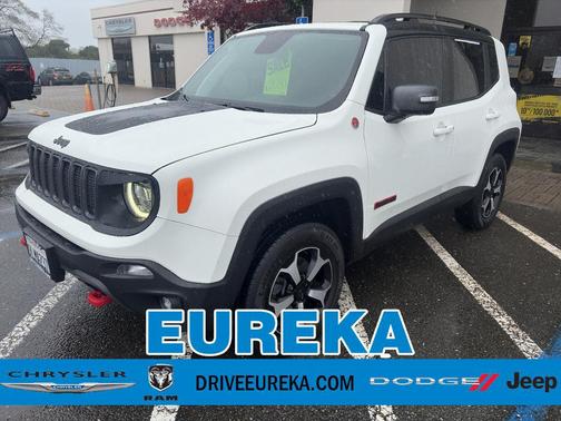Alpine White Clearcoat 2019 Jeep Renegade Trailhawk