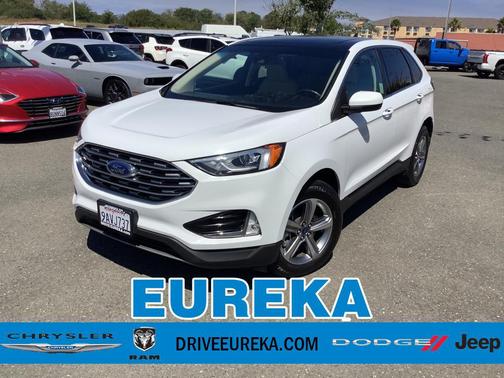 Oxford White 2022 Ford Edge SEL