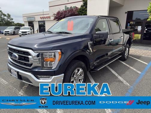 Antimatter Blue Metallic 2023 Ford F-150 XLT