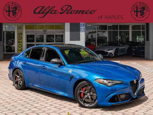 Misano Blue Metallic 2023 Alfa Romeo Giulia Quadrifoglio