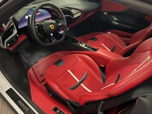 White 2022 Ferrari SF90 Spider Base