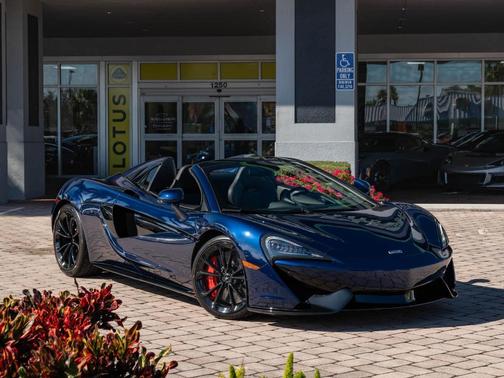 Atlantic Blue 2020 McLaren 570S Spider