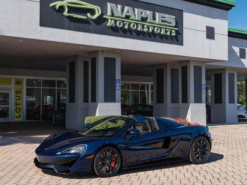 Atlantic Blue 2020 McLaren 570S Spider