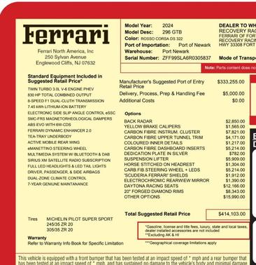 2024 Ferrari 296 GTB
