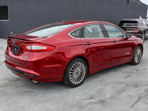 Ruby Red Metallic 2014 Ford Fusion Hybrid Titanium