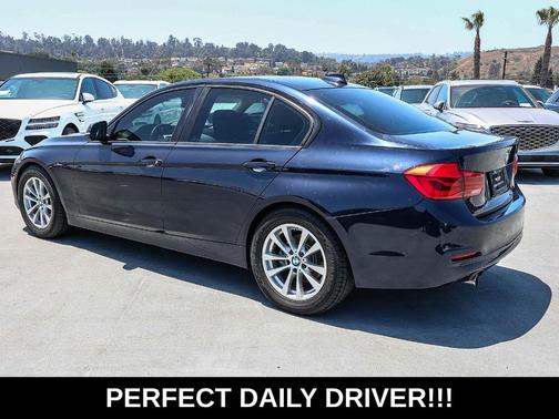 Blue 2017 BMW 320 i
