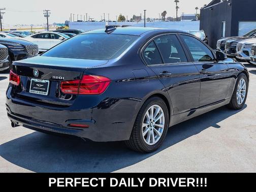 Blue 2017 BMW 320 i