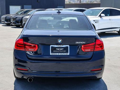 Blue 2017 BMW 320 i