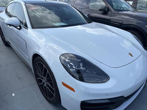 White 2021 Porsche Panamera 4