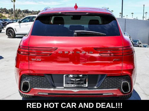 Red 2023 Genesis GV70 2.5T