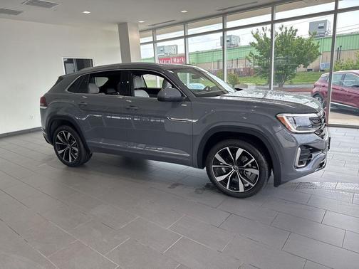 Gray 2025 Volkswagen Atlas Cross Sport 2.0T SEL Premium