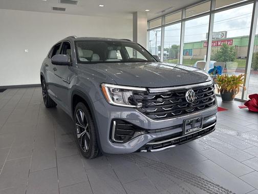 Gray 2025 Volkswagen Atlas Cross Sport 2.0T SEL Premium