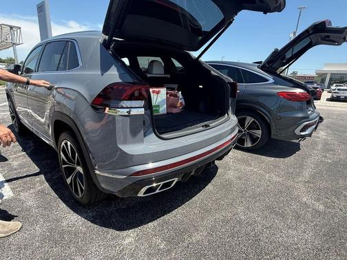 Gray 2025 Volkswagen Atlas Cross Sport 2.0T SEL Premium