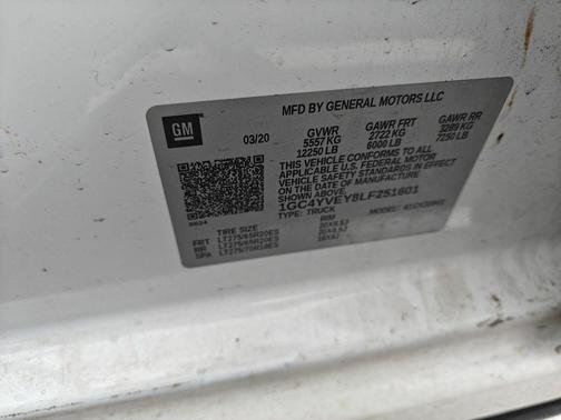 Summit White 2020 Chevrolet Silverado 3500 High Country