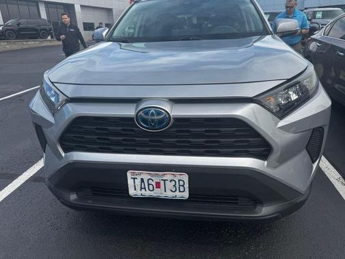 Silver Sky Metallic 2021 Toyota RAV4 Hybrid LE