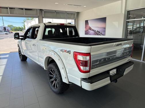 Star White Metallic Tri-Coat 2021 Ford F-150 Platinum