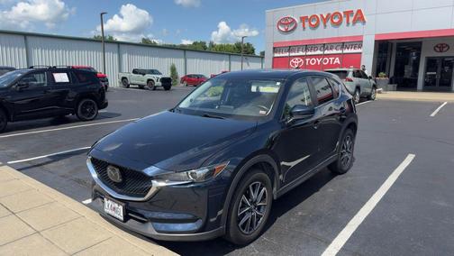 Crystal Blue 2018 Mazda CX-5 Touring