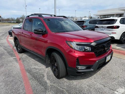 Radiant Red Metallic II 2025 Honda Ridgeline Black