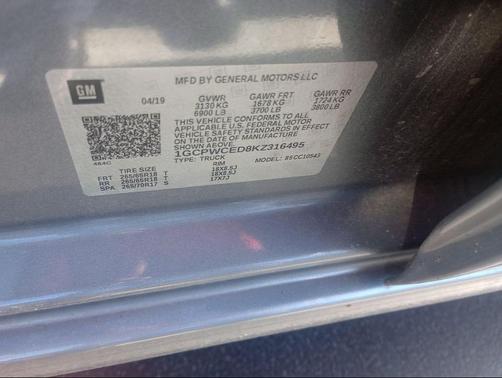 2019 Chevrolet Silverado 1500 LT