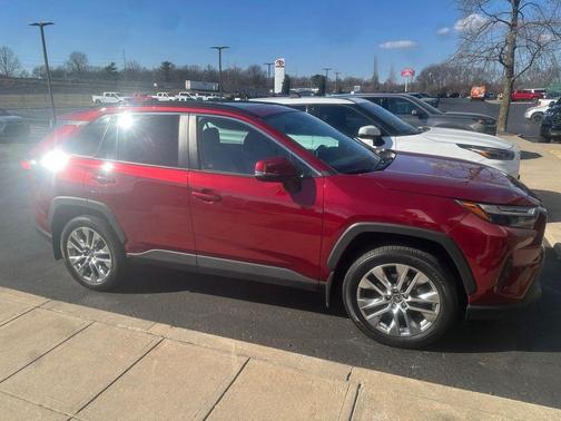 Red Metallic 2022 Toyota RAV4 XLE Premium