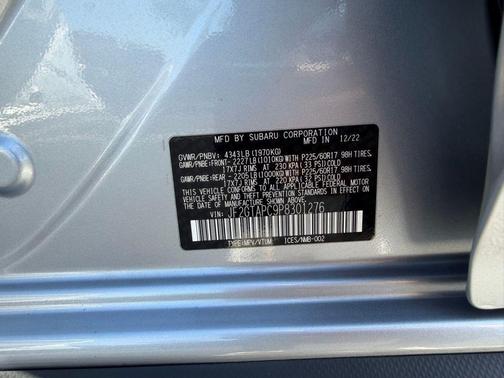 Ice Silver Metallic 2023 Subaru Crosstrek Premium