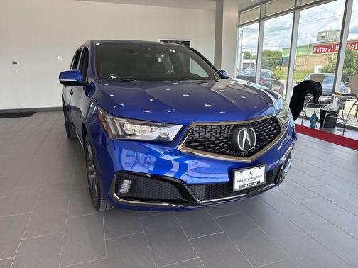 Blue Metallic 2019 Acura MDX 3.5L Technology & A-Spec Pkgs