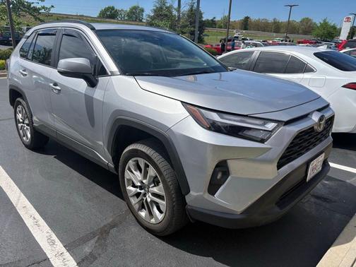 Silver Sky Metallic 2025 Toyota RAV4 XLE Premium
