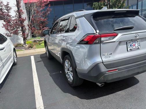Silver Sky Metallic 2025 Toyota RAV4 XLE Premium