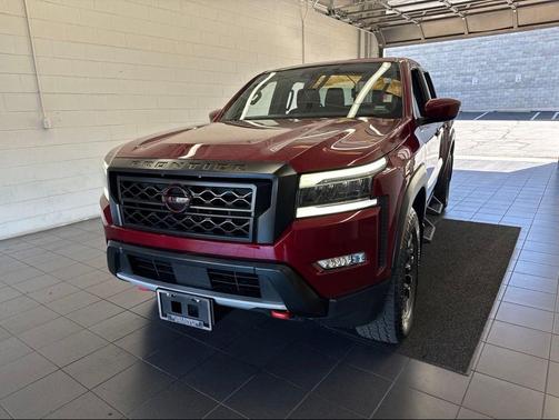 Cardinal Red Metallic Tricoat 2023 Nissan Frontier PRO-X