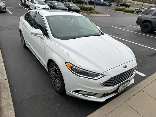 Oxford White 2017 Ford Fusion Titanium