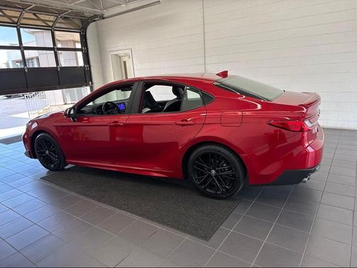 Supersonic Red 2025 Toyota Camry SE