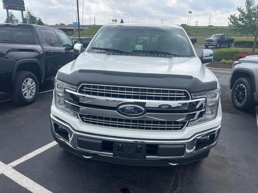 Star White Metallic Tri-Coat 2020 Ford F-150 Lariat