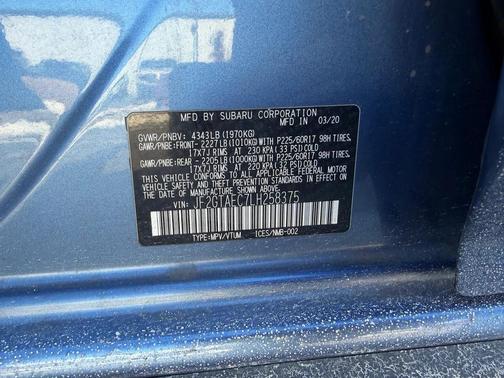 2020 Subaru Crosstrek Premium