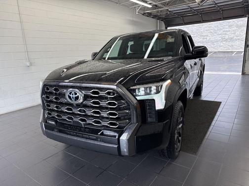 Midnight Black Metallic 2024 Toyota Tundra Hybrid Platinum