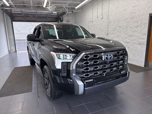 Midnight Black Metallic 2024 Toyota Tundra Hybrid Platinum