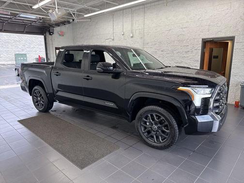 Midnight Black Metallic 2024 Toyota Tundra Hybrid Platinum