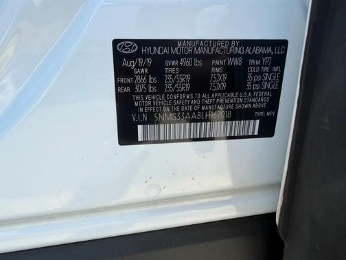 2020 Hyundai SANTA FE SEL 2.4