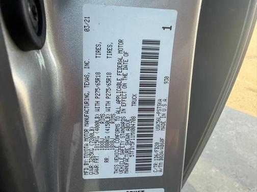 2021 Toyota Tundra SR5