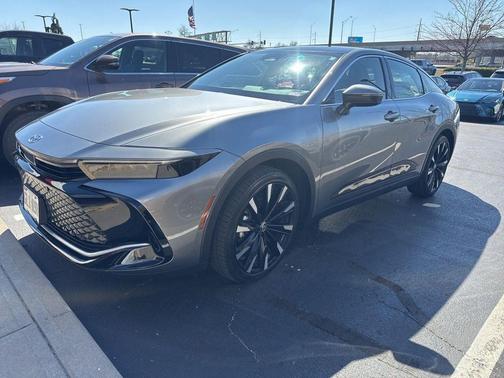 Heavy Metal/Black 2024 Toyota Crown Platinum