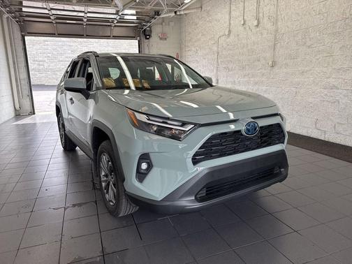 Lunar Rock 2022 Toyota RAV4 Hybrid XLE Premium