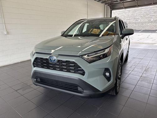Lunar Rock 2022 Toyota RAV4 Hybrid XLE Premium