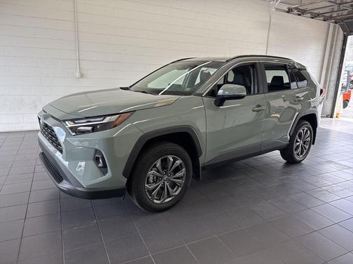 Lunar Rock 2022 Toyota RAV4 Hybrid XLE Premium