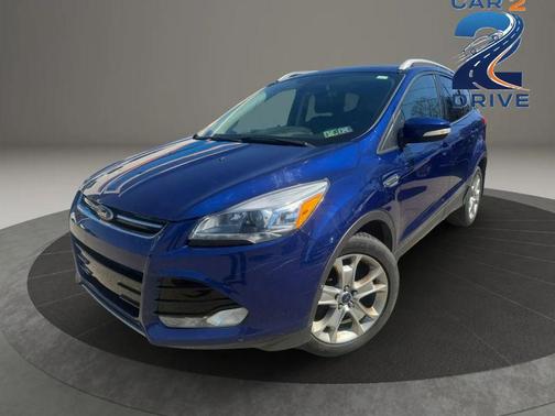 Deep Impact Blue 2014 Ford Escape Titanium