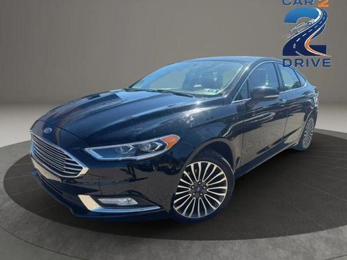 Shadow Black 2017 Ford Fusion SE