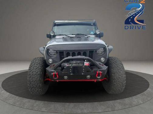 Gray 2014 Jeep Wrangler Unlimited Sahara