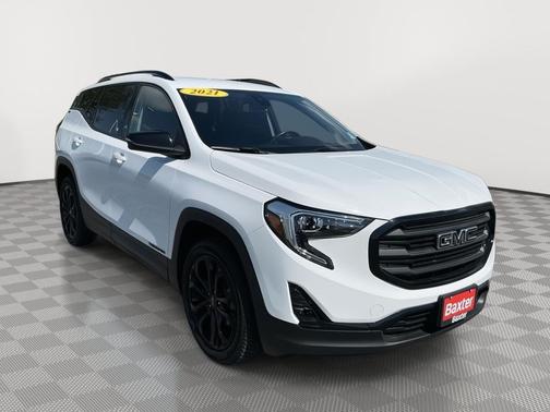 Summit White 2021 GMC Terrain SLT
